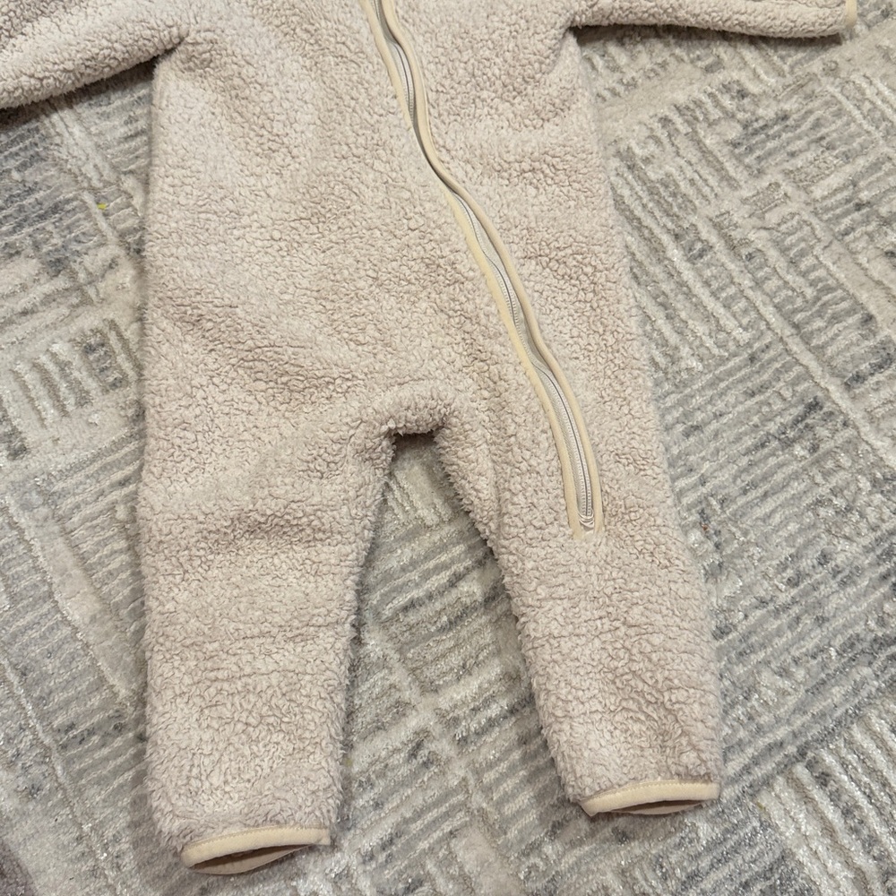 The North Face Beige Kids Footie - Picture 3 of 7